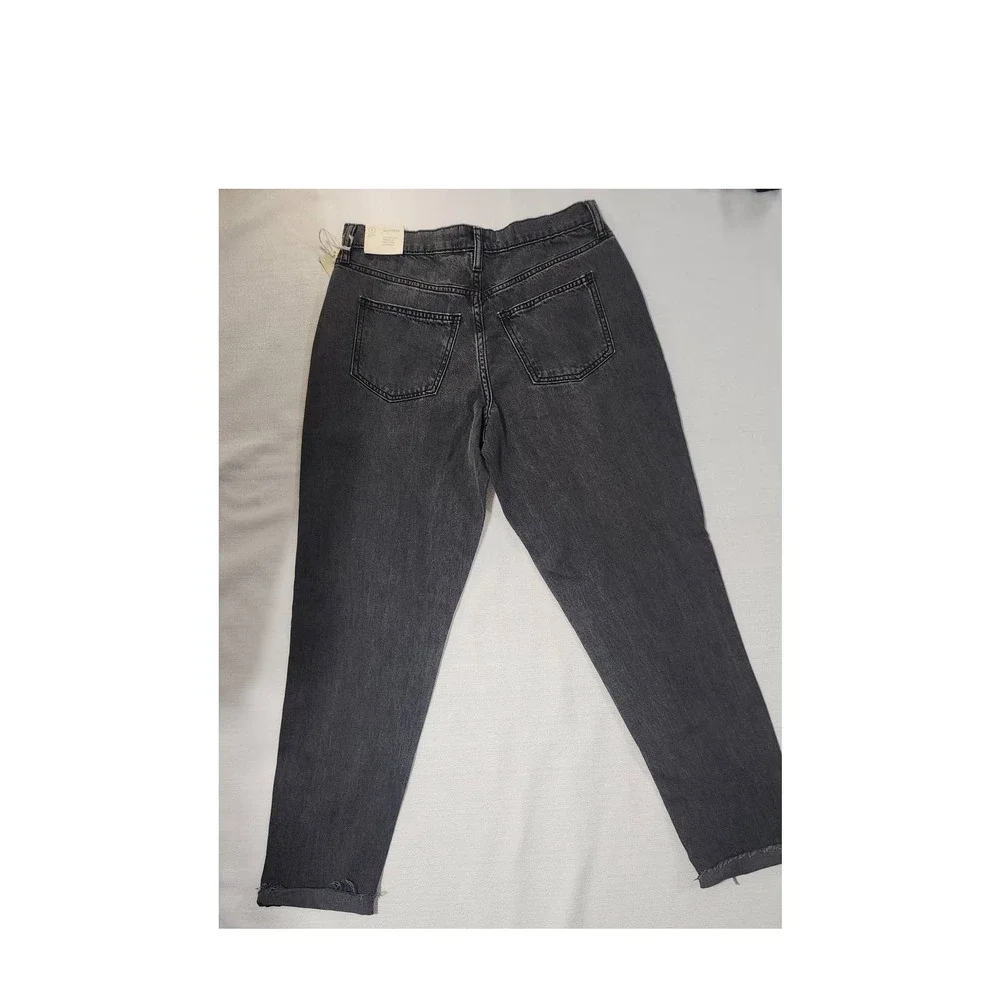 woman's boyfriend black jeans 26 waist universal thread